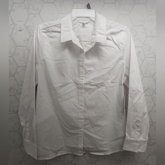 Nwt Sz XXL 20 Time & Tru Women's  Button Down Shirt - Picture 1 of 8
